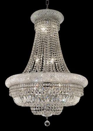 C121-1803D28C By Regency Lighting-Primo Collection Chrome Finish 14 Lights Chandelier