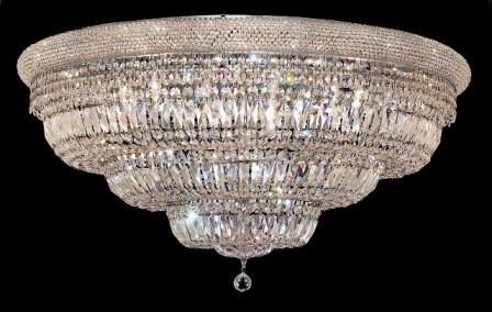 C121-1803F42C By Regency Lighting-Primo Collection Chrome Finish 30 Lights Flush